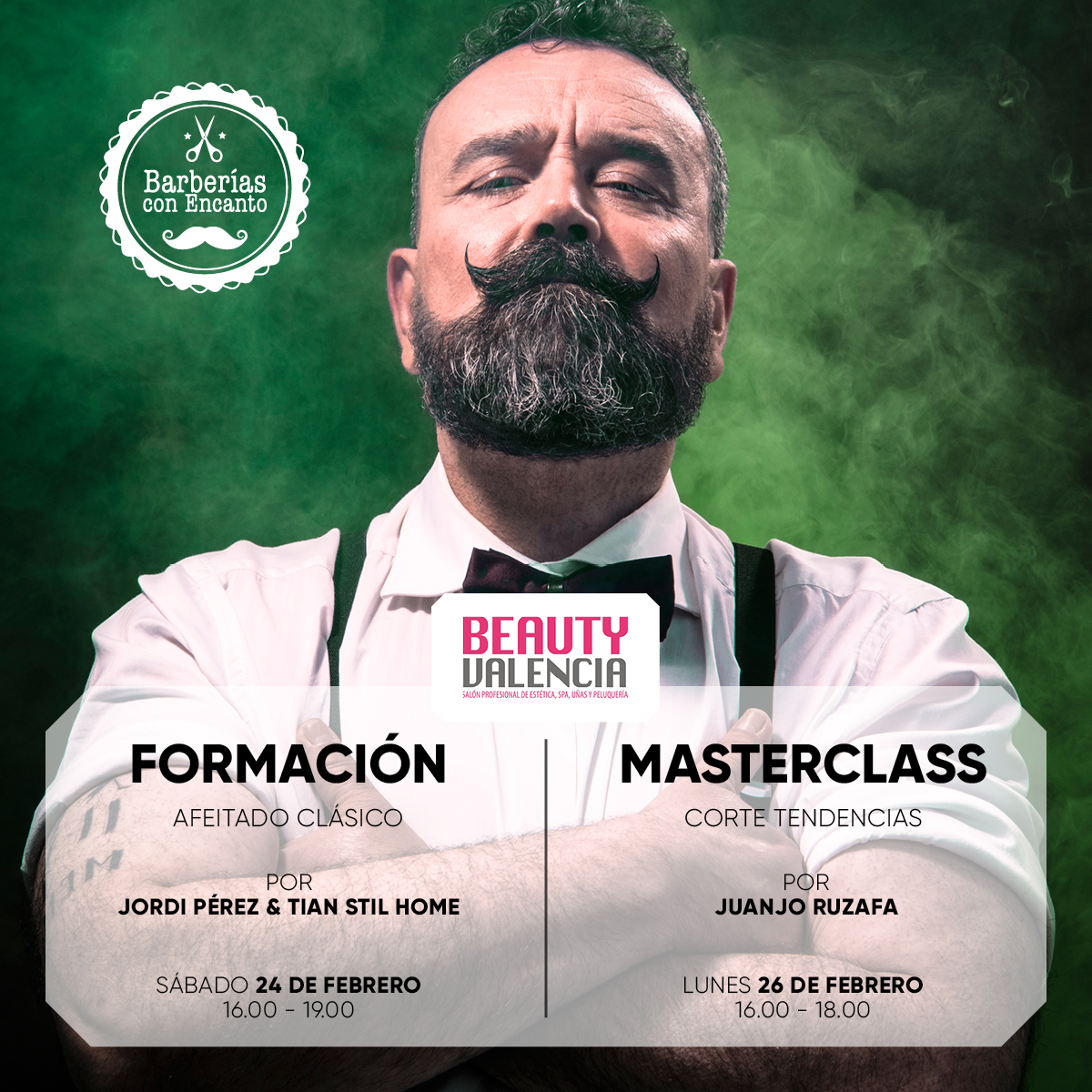 Lee más sobre el artículo BARBERIASCONENCANTO EN BEAUTY VALENCIA