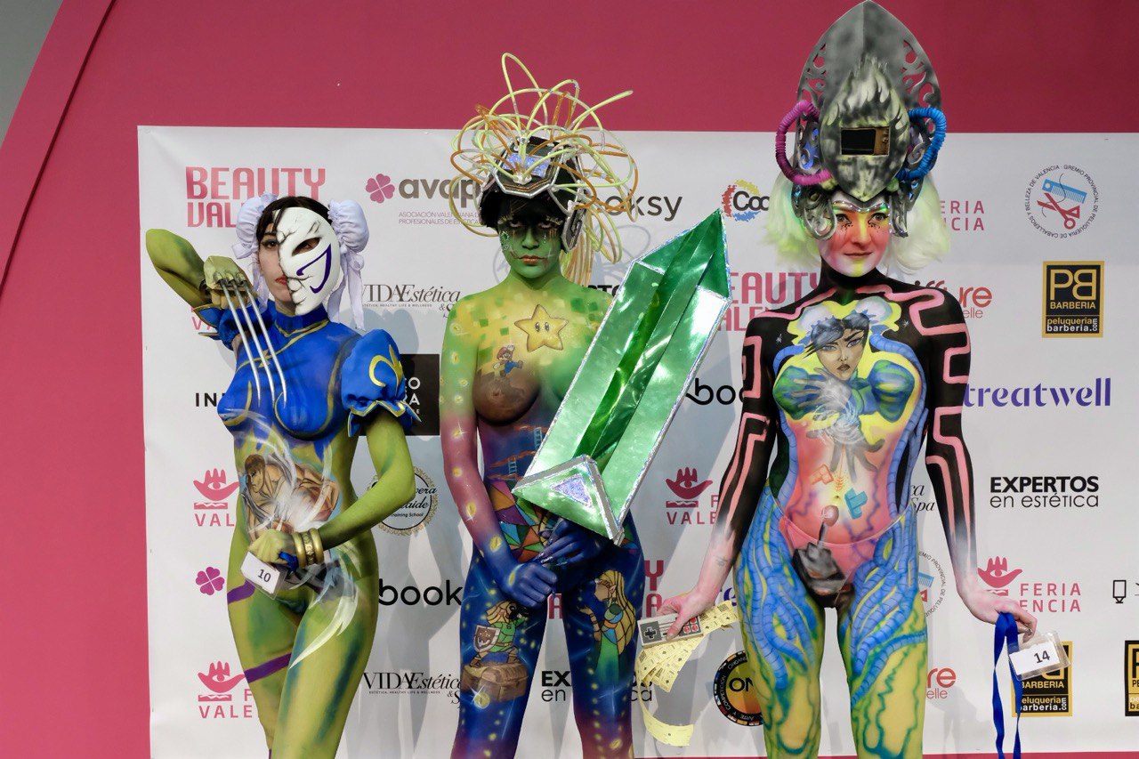 Lee más sobre el artículo Claudia Villega, ganadora del Campeonato de Bodypainting de Beauty Valencia